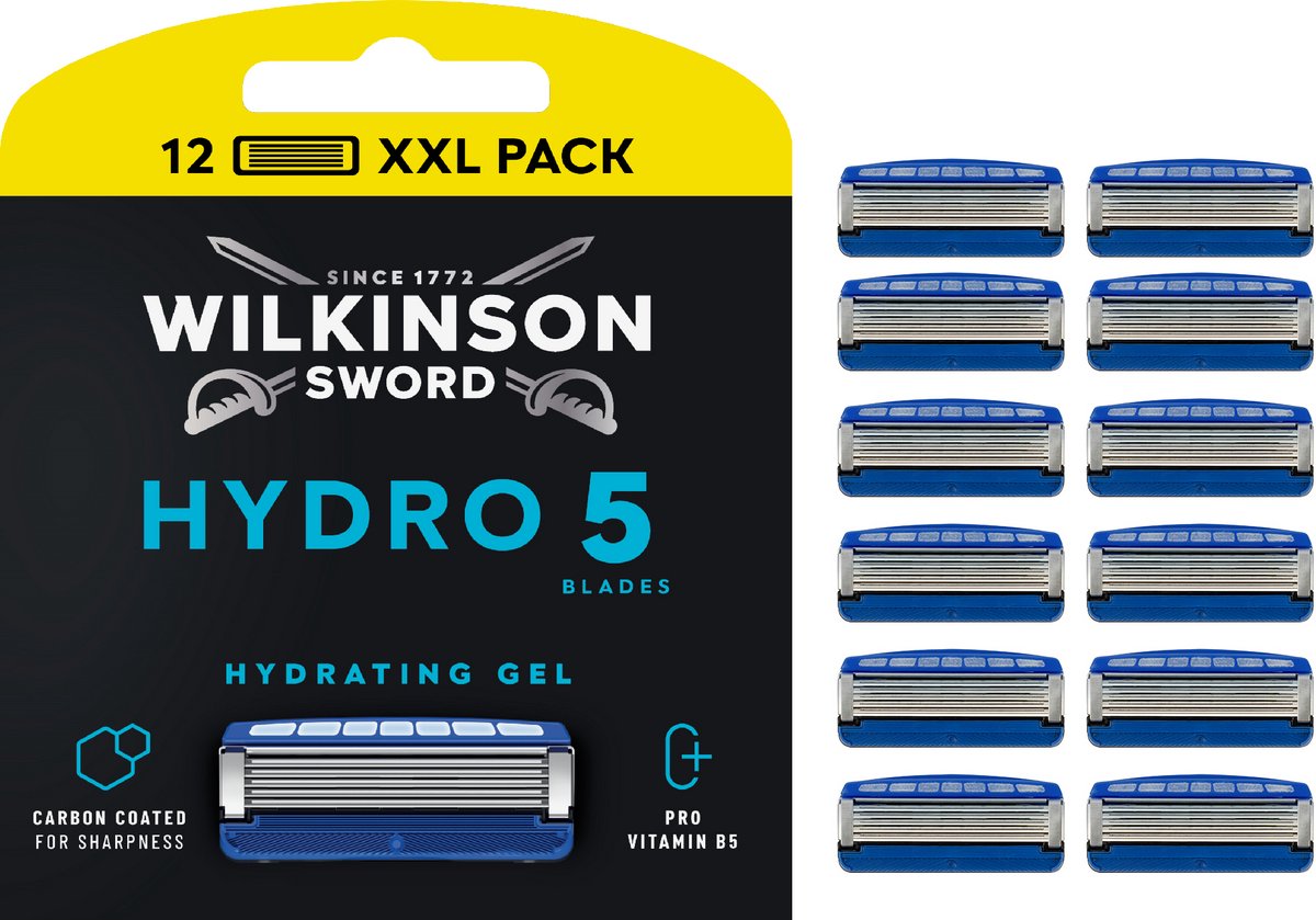 Wilkinson Sword Hydro 5 - 12 stuks - Scheermesjes - Skin Protection Regular