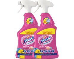 Vanish Vlekverwijderaar 4-in-1 Spray 940ml - 2 Stuks - Voordeelverpakking