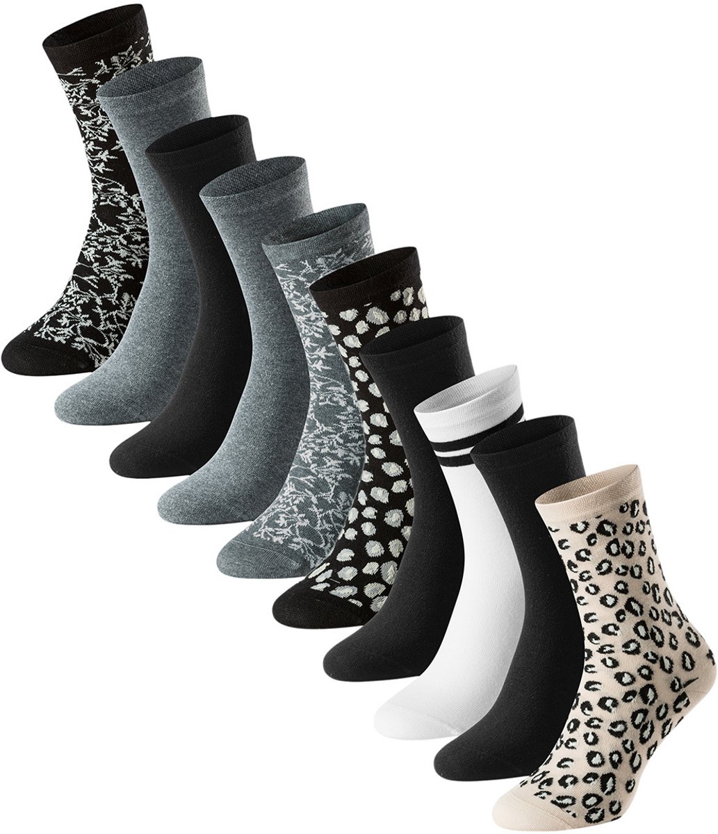 Schiesser Dames sokken 10 pack Bluebird