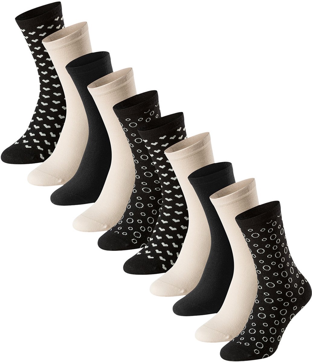 Schiesser Dames sokken 10 pack Bluebird