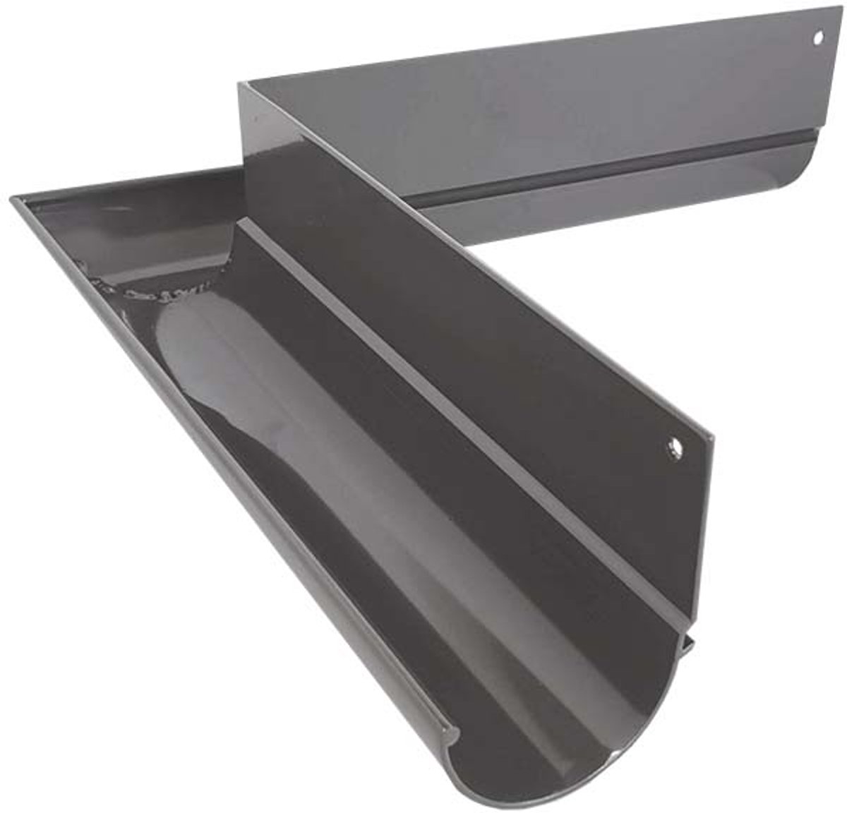 Renoplast® R50 aluminium goothoek | buitenhoek 90° Grijs | Dakgoten Regengoot Dakafvoer Randprofielen van plaatstaal | Tuinhuisje Carport Terras Balkon plug-in kanaal | goot voor dak