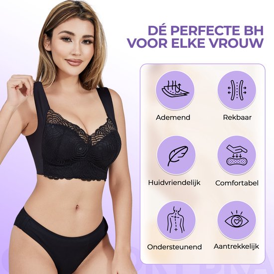 Super Gather Draadloze Push-up Bh Collected Up Lift-up Bh Met Zachte Ondersteuning Voor Dames