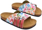 GOBY - Fleurs - Slippers - Sandales pour femmes - Haute qualité - Fait main - Taille 39