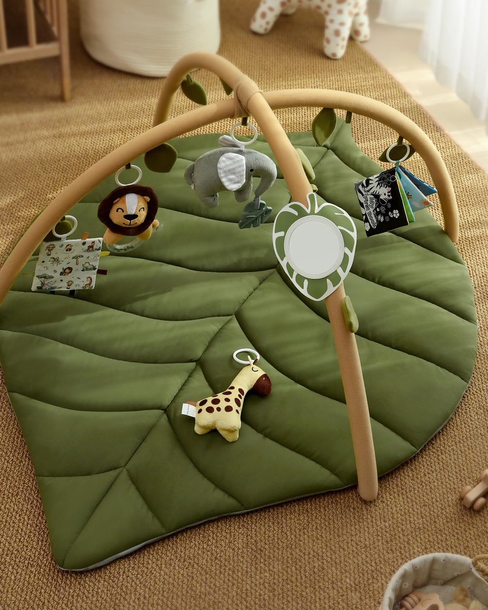 Bolke -Speelmat Baby & Speelkleed Baby – Luxe Babygym met 6 Afneembare Speeltjes | Veilig & Comfortabel - het grote speelgoedboek 2026 — afbeelding 7