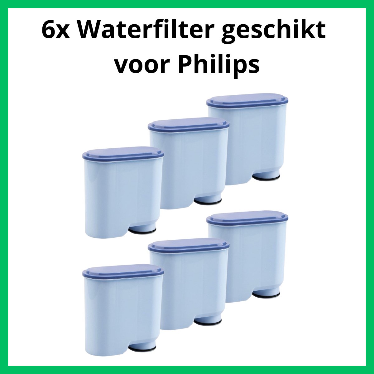 6 waterfilters Aquaclean geschikt voor Philips Saeco CA6903 / CA690301 / CA6903/22