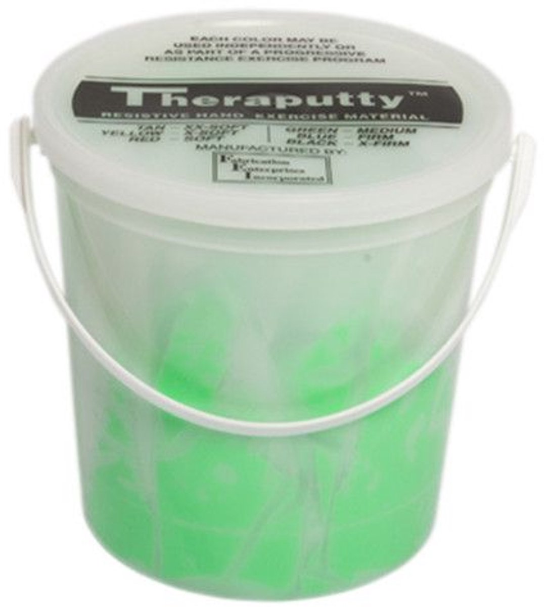 CanDo Theraputty 0,5kg Medium/Groen - Handoefenmateriaal - CanDo