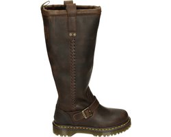Dr. Martens - ANISTONE BKR HIGH LEG BOOT - Lange laarzenDames laarzen - Kleur: Bruin - Maat: 38