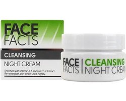 Face Facts Cleansing Night Cream with vitamin E - Nachtcreme
