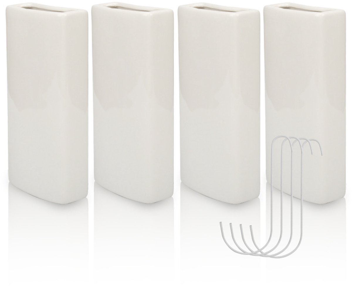 Verwarming waterverdamper set – 4 stuks – 9x19.5 cm – Luchtbevochtiger Verbetert luchtkwaliteit – Onderhoudsvrije verdampingsbakjes