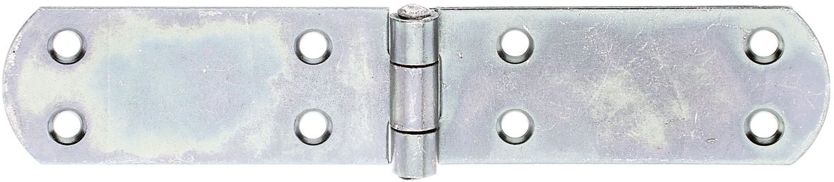 Alberts 845643 Kistscharnier, met geklonken pen, galvanisch verzinkt, dik gepassiveerd, 175 x 35 mm, set van 20