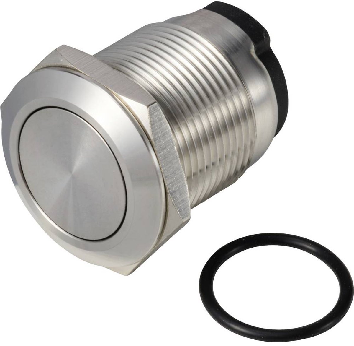 TRU COMPONENTS TC-13224184 ONPOW6319F-10/Q/S Druktoets 36 V DC/AC 2 A 1x uit/(aan) Moment IP65 1 stuk(s)