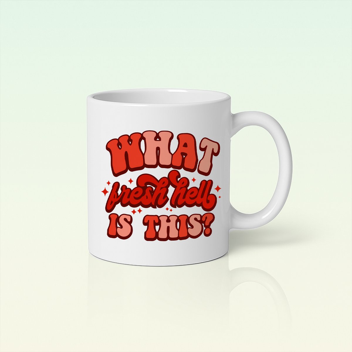 Wat Vers Hel Is Dit Mok 330ml – Grappige Retro Stijl Keramische Koffiebeker