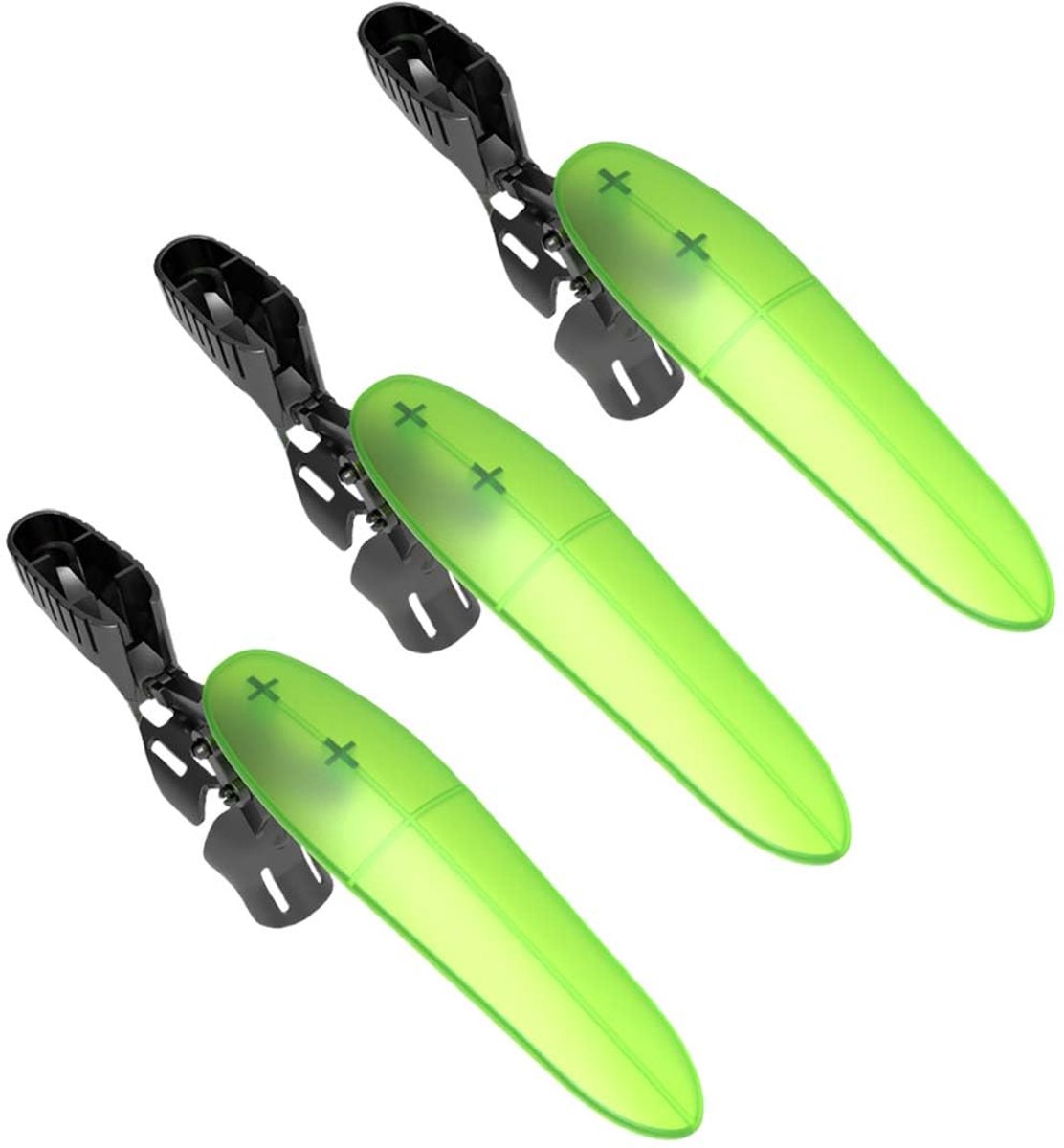 3 Fidget Toy Wolf Klauwen - Retractable - Lichtgroen - ABS Materiaal