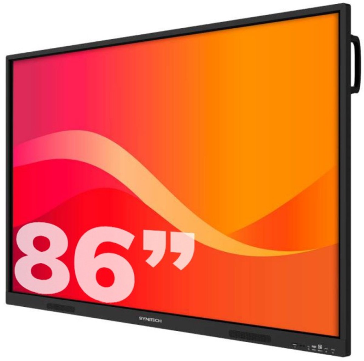 Synetech Piscis Digitale signage flatscreen 2,18 m (86") LCD Wifi 350 cd/m² 4K Ultra HD Zwart Touchscreen Type processor Android 16/7