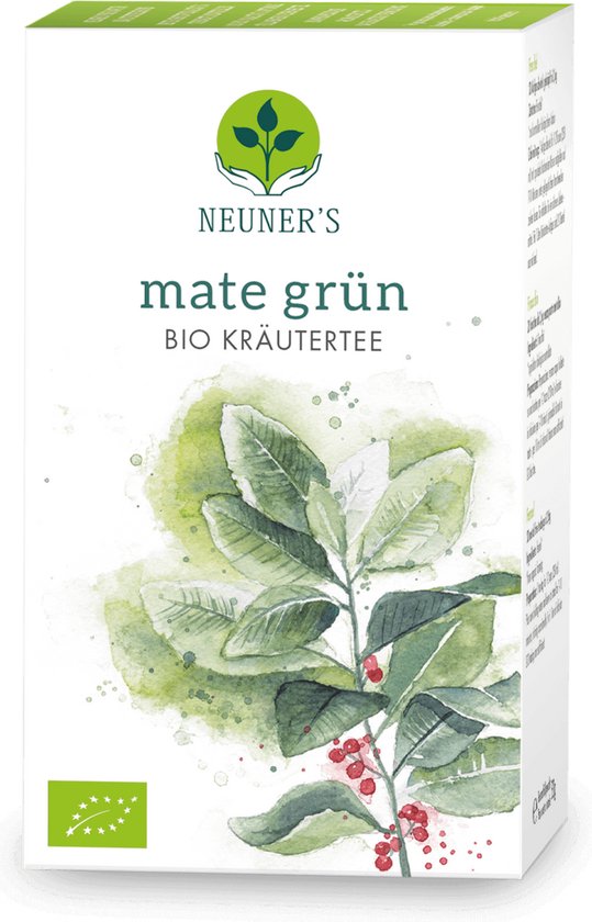 Neuner's - Bio Groene Maté - afvallen thee - 1 doosje x 20 theezakjes - activerend, vet verbranden, afslanken, detoxen, vermindert de suikerbehoefte