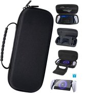 IMENGINE® Case Geschikt voor Playstation Portal PS5 - inclusief Screenprotector - Hoesje Geschikt voor PlayStation Portal - Waterbestendige Reistas/Opbergtas -PS5 Portable Case - Beschermhoes - Zwart