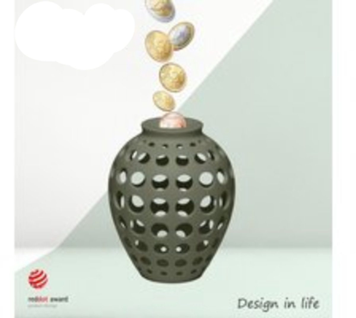Lexon Design Decoratieve Spaarvarken Hope - Kakhi - LH61K