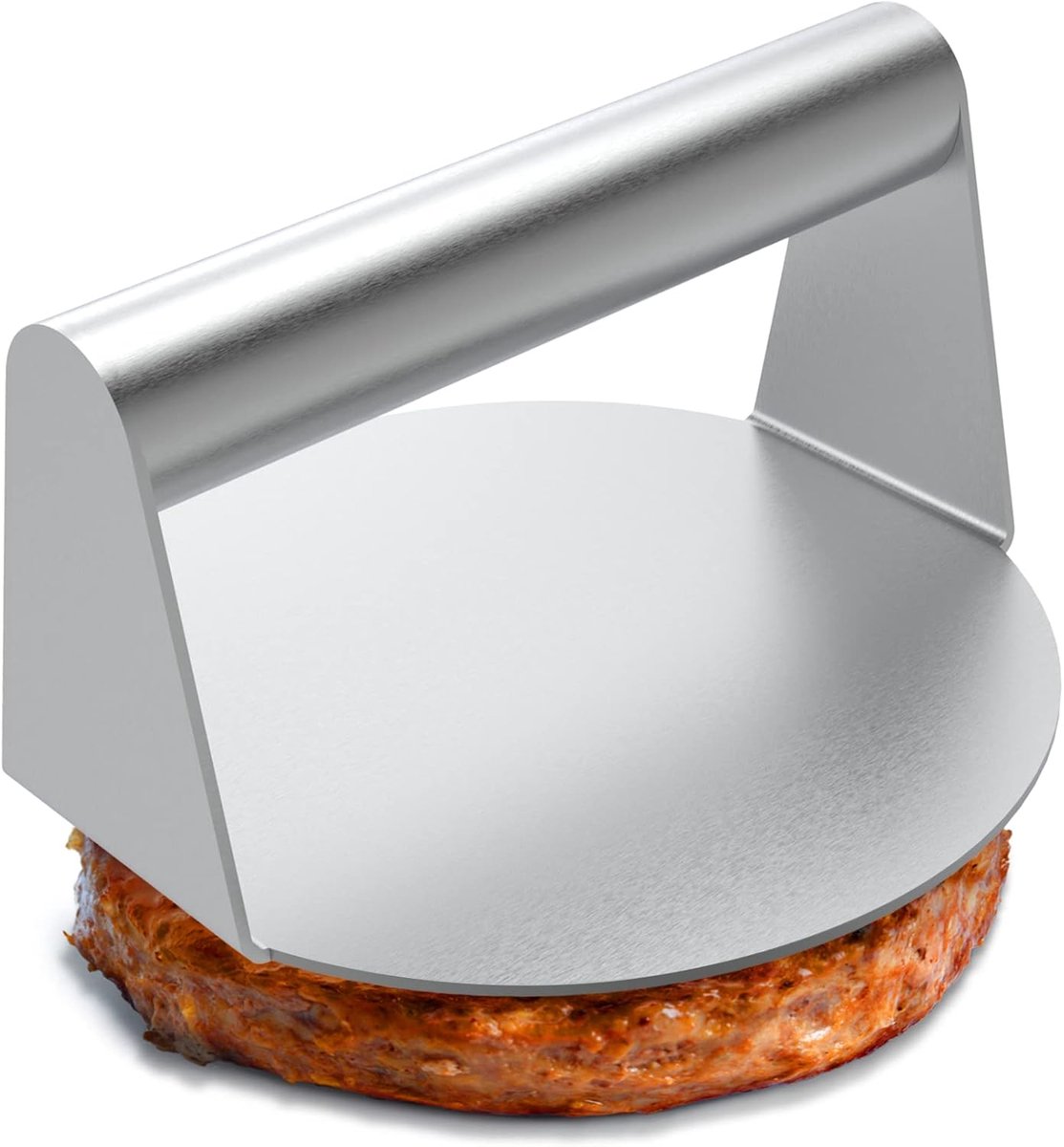 Hamburgerpers - Keukengerei - vlees pers - Roestvrij staal - Zilver