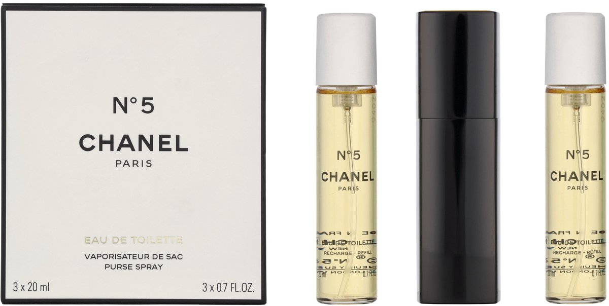 Chanel No. 5 Geschenkset - Eau de Toilette + 2x Eau de Toilette Refill