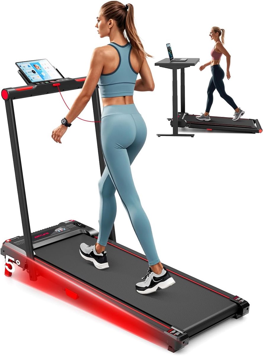 Lexium loopband - walking pad - loopband fitness - loopband inklapbaar - loopbanden - loopband met hellingfunctie - loopbanden voor thuis (EAN: ...2021)