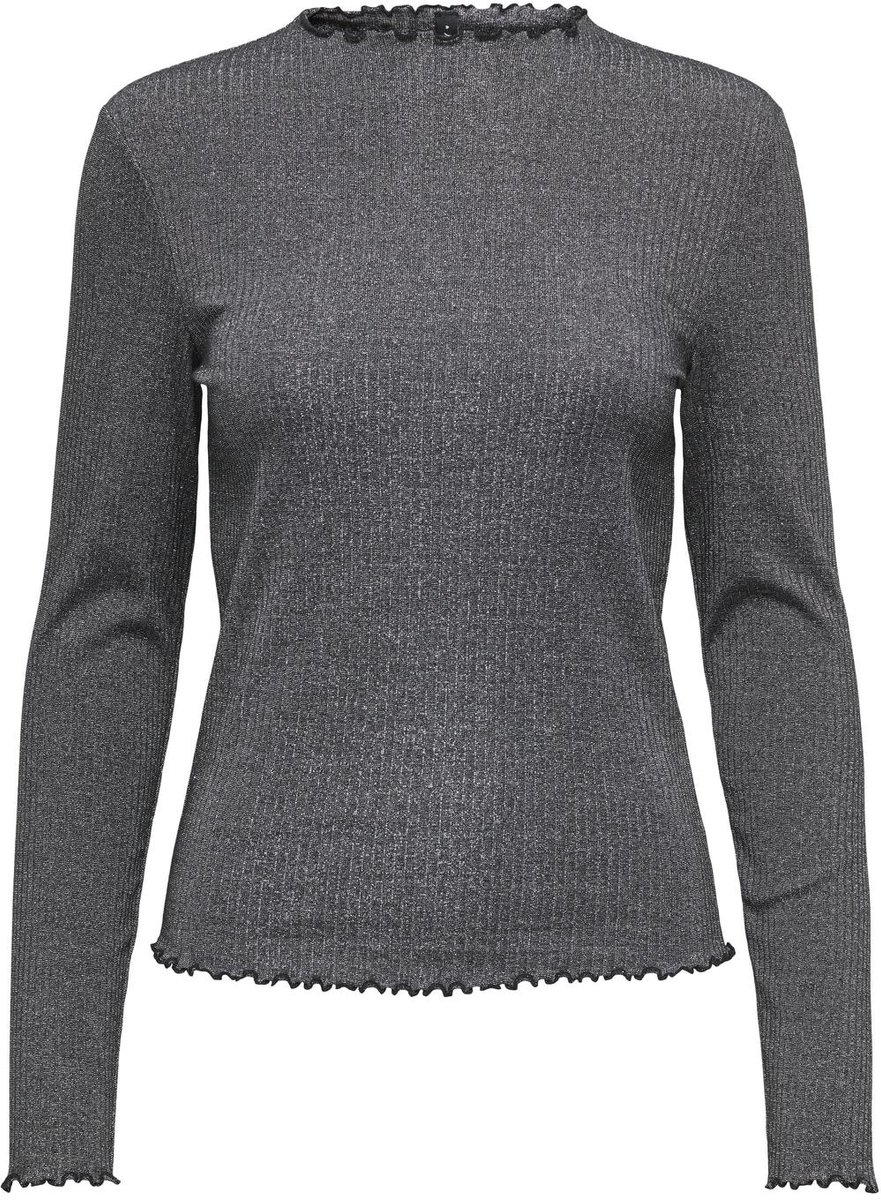 ONLY - ONLEMMA LIFE LS GLITTER TOP JRS Dames Top
