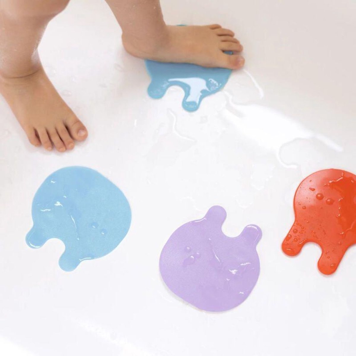 Quutopia Grippi Anti-slip Buddies Badspeeltjes | Coral Blue