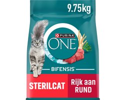 Purina® ONE® Sterilcat - Kattenvoer Droogvoer - Rund & Tarwe - 9.75 kg