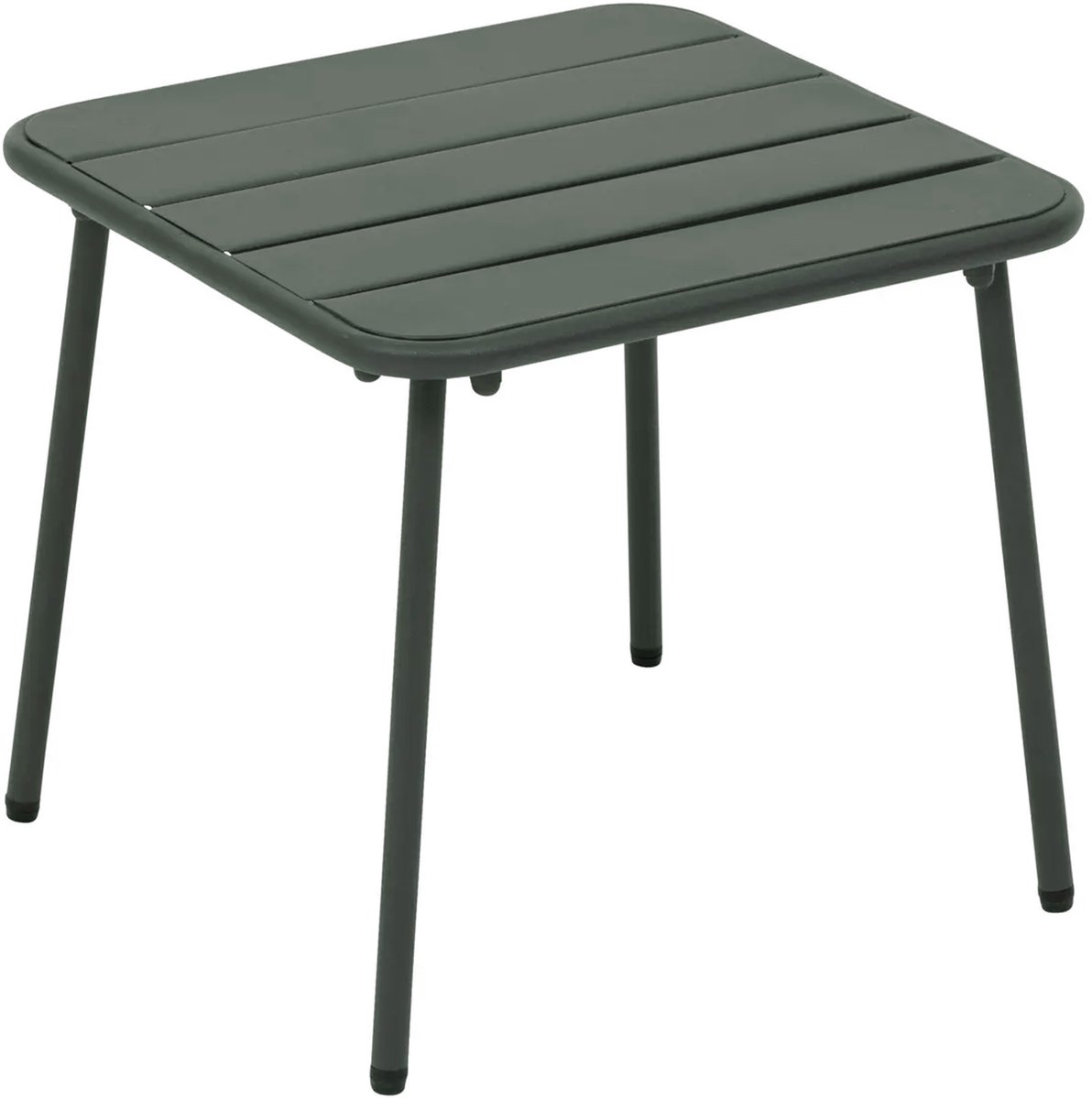 Hesperide Bijzettafel / tuin salon tafel Phuket - metaal - donkergroen - 45 x 45 x 41 cm - voor buiten