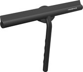 Minismus Douche Trekker Zwart met Magneethouder Ophangsysteem Zonder Boren 28 cm Breed - Douchewisser - Raamtrekker Badkamer Accessoires - Raamwisser - Aftrekker Zwart