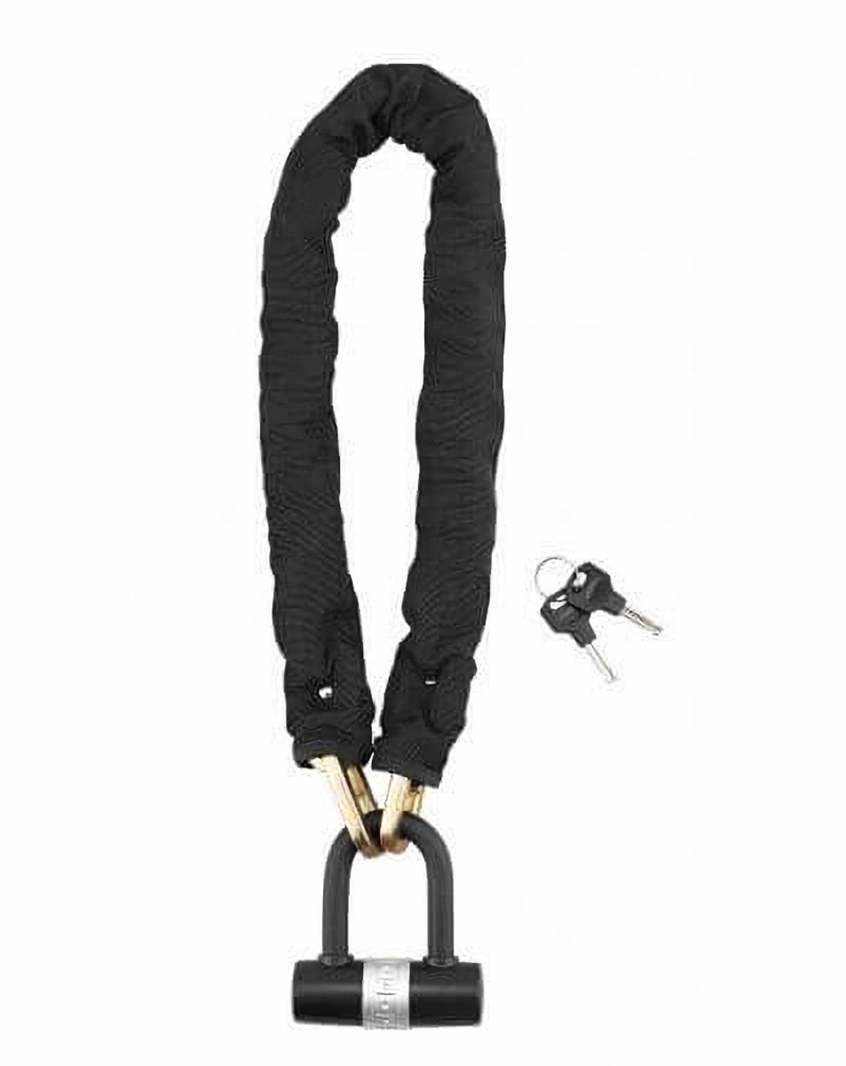 Motorslot, met hangslot en ketting, LOOPS, 10 mm, 90 cm, THIRARD