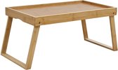 SVITA MELA bedtafel - ontbijttafel opvouwbare poten opstaande rand modern ruimtebesparend