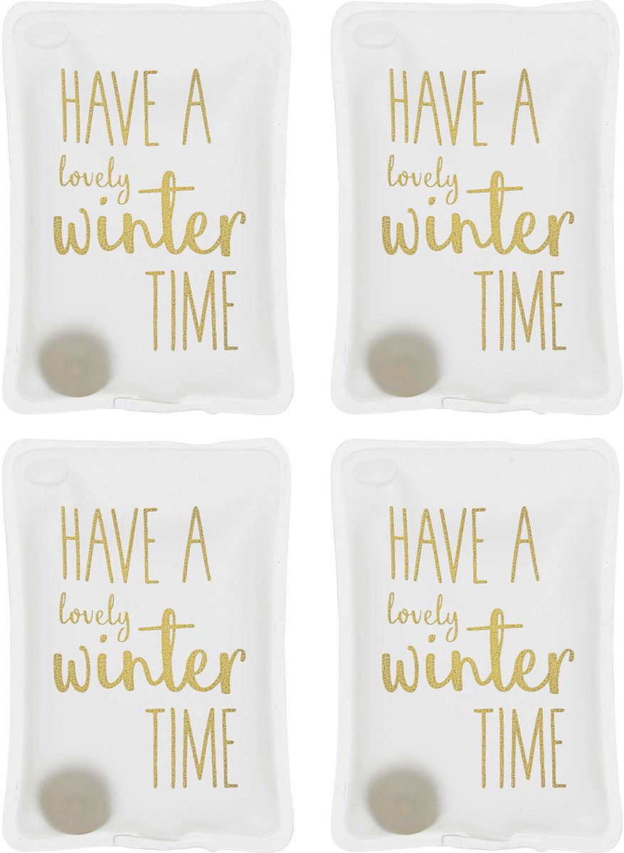 Handwarmers Set van 4 - Herbruikbare Warmte Pads - Ontwerpen voor Wintertijd