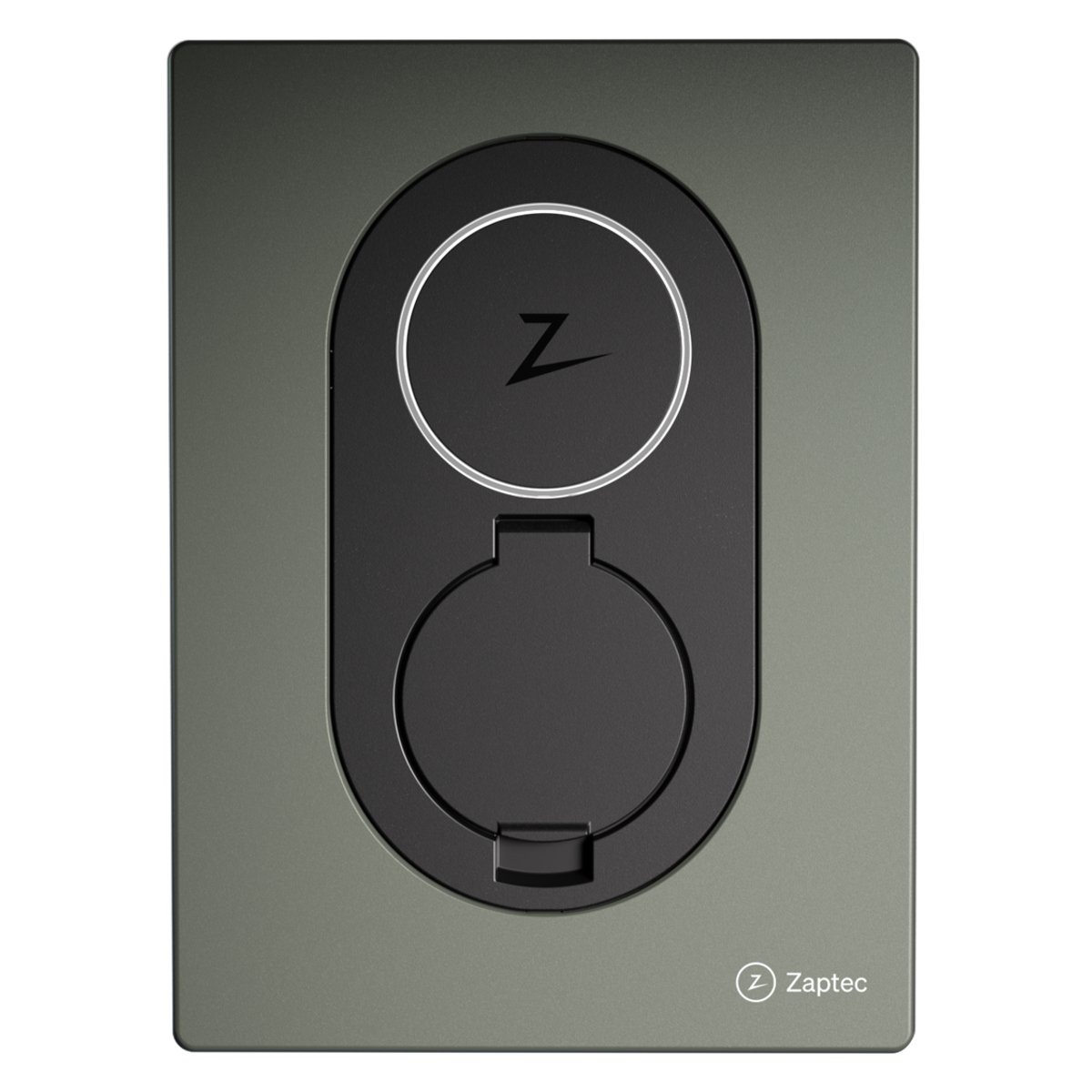 Zaptec Go & Go 2 - Moss Green Voorzijde Kap