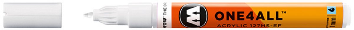 Molotow acryl stift - ONE4ALL 1 mm - Wit
