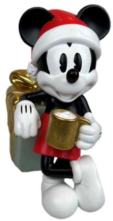Disney Home - Mickey Mouse With Gift And Drinking Out Of Mug - Bol