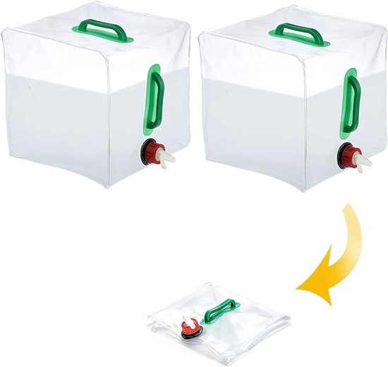 HOUSON 3L Opvouwbare Plastic Emmer, Opvouwbare Emmer Draagbare Wastafel Reiniging Emmer Siliconen Emmer voor Reiniging Camping Vissen Keuken Wassen Tub