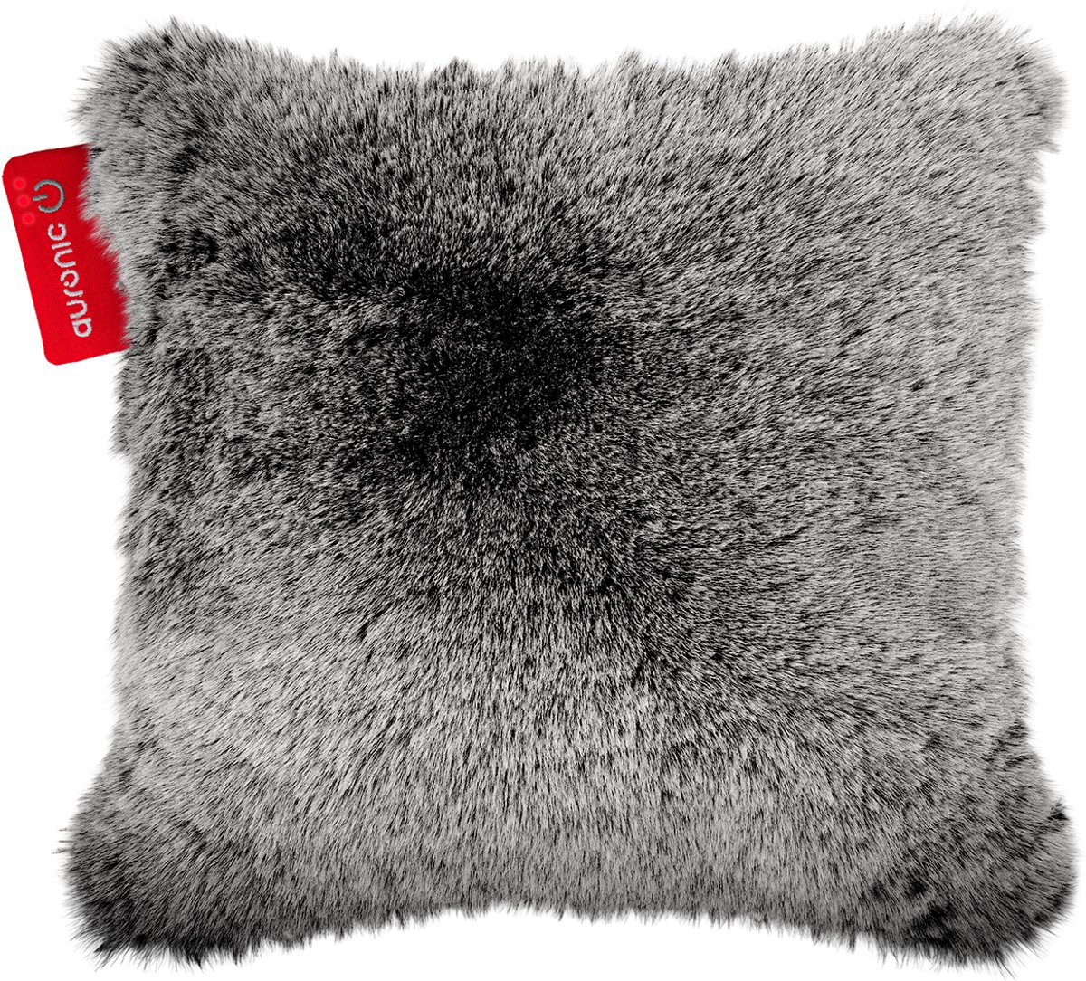 Auronic Warmtekussen - Teddy - 45x45 - Draadloos - Oplaadbaar - Elektrisch kussen - Infrarood - Grijs