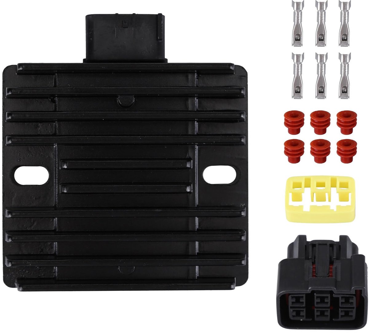 Voltage Regulator Rectifier SZ-004 - Vervangend Model - Geschikt voor Kawa-saki ER-6 Z 750 KLE 650 VN - Hittebestendig ABS