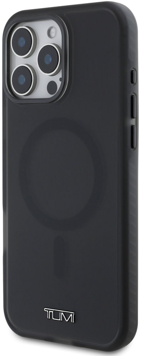 Tumi Back cover - iPhone 16 Pro - Black - MagSafe - Shockproof - Transparent Frosted
