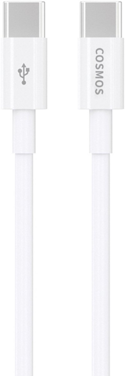 COSMOS USB-C oplader kabel - USB C naar USB C kabel oplader - Universeel - 1m Lengte