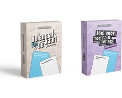 Klootzakken - 2 uitbreidingen - Helemaal van de kaart + Niet voor normale mensen uitbreiding - Neder