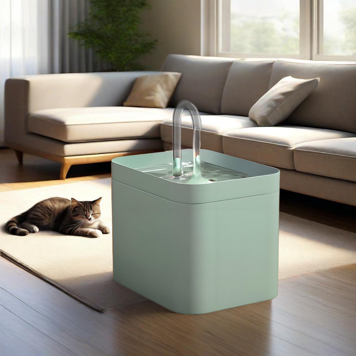 CHIWIN Drinkfontein – Trinkbrunnen voor Katten en Honden – 1.5L Automatische Waterdispenser met 360° Watercirculatiesysteem, Ultra Stil, Meervoudige Filtratie, Veilig en Duurzaam, voor Kleine en Middelgrote Huisdieren CHIWIN Drinkfontein – Trinkbrunnen voor Katten en Honden – 1.5L Automatische Waterdispenser met 360° Watercirculatiesysteem, Ultra Stil, Meervoudige Filtratie, Veilig en Duurzaam, voor Kleine en Middelgrote Huisdieren
