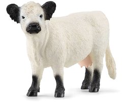 Schleich Farm World Galloway koe speelfiguur - boerderij dier speelgoed.