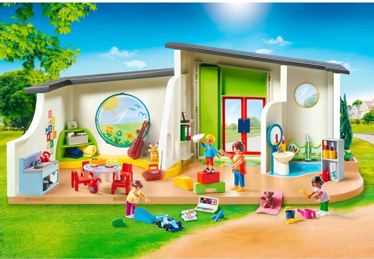 PLAYMOBIL myLife - Kinderdagverblijf 'De regenboog' constructiespeelgoed 71601