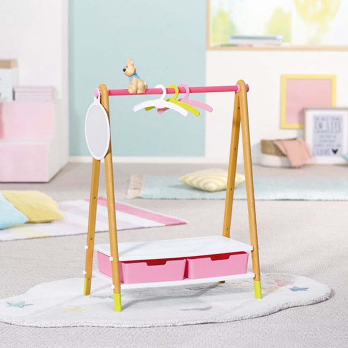 BABY born - Kledingrek - Poppenkleertjes - Incl kledinghangers — afbeelding 4