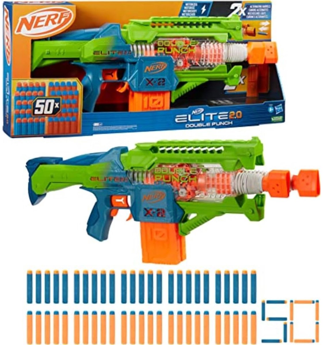 Nerf Elite 2.0 Double Punch - Blaster — afbeelding 18