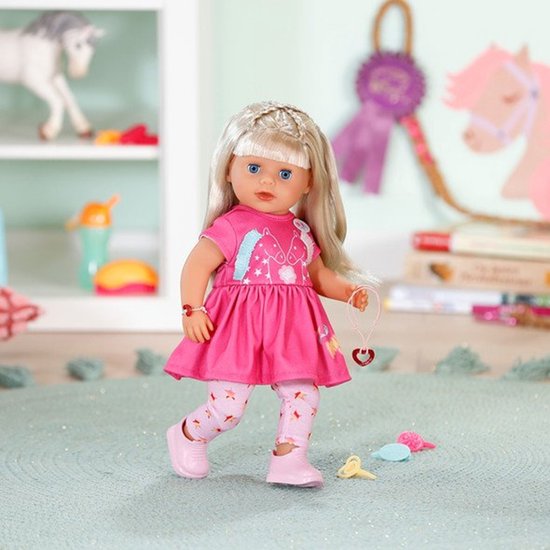 Baskets roses - BABY BORN - Modèle 43 cm - Effets scintillants - Convient aux enfants de 3 ans - Mixte - Jeux - Jouets