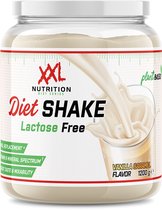 XXL Nutrition - Vegan Diet Shake - Tot 24,6 Gram Eiwit - Maaltijdshake, Eiwitshake, Maaltijdvervanger, Afvallen - Whey Protein Shake Incl. Vitamines & Mineralen - Vanille Caramel - 1200 Gram (20 shakes)