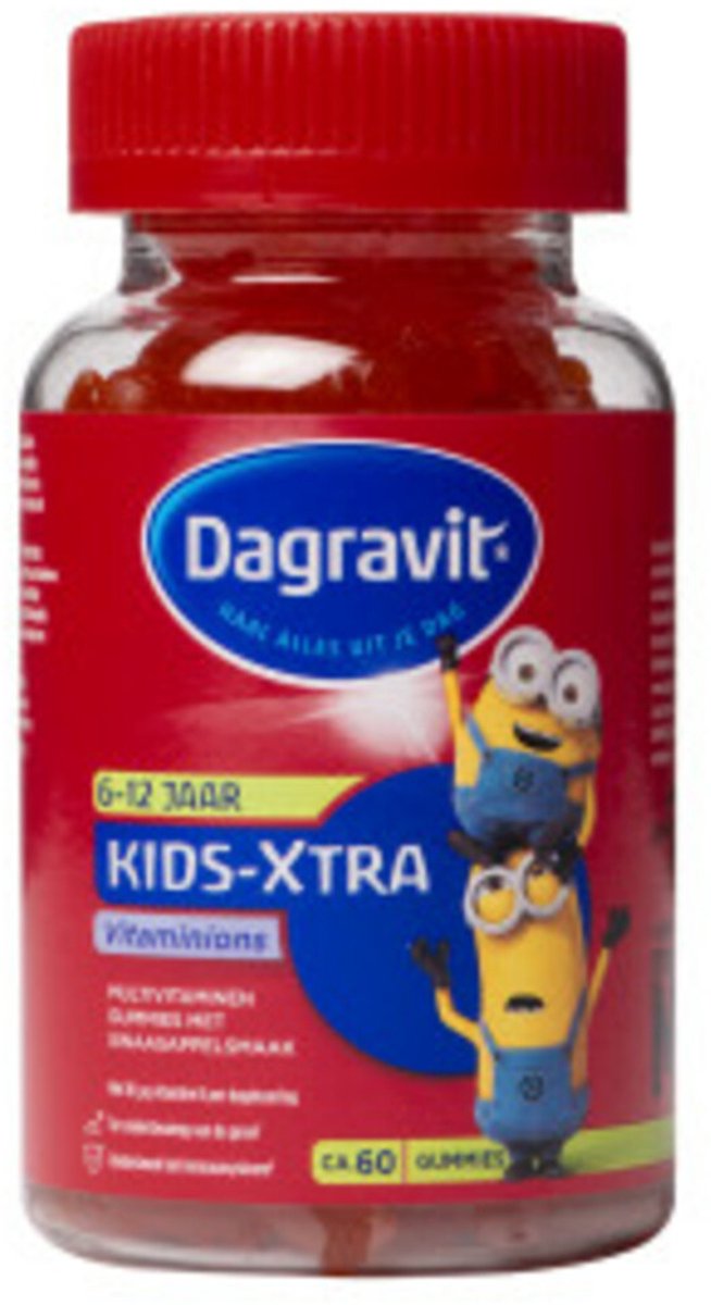 Dagravit - Kids-Xtra Vitaminions Multivitaminen 6-12 jaar - 4 x 60 gummies - Voordeelverpakking