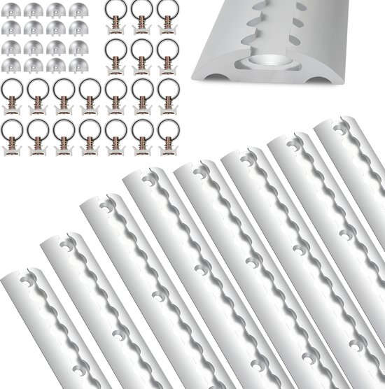 Schroeffiting airlinerail, eindmontage sluitring voor airline, 4 stuks